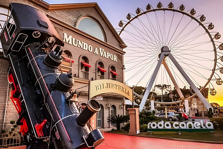 Linda vista para Roda Gigante | By @stayo.gramado