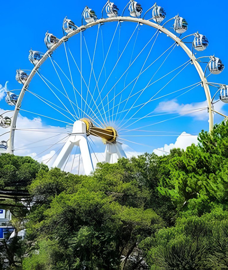 Linda vista para Roda Gigante | By @stayo.gramado