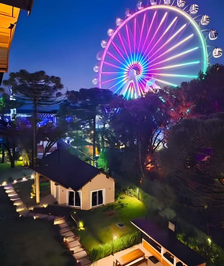 Linda vista para Roda Gigante | By @stayo.gramado