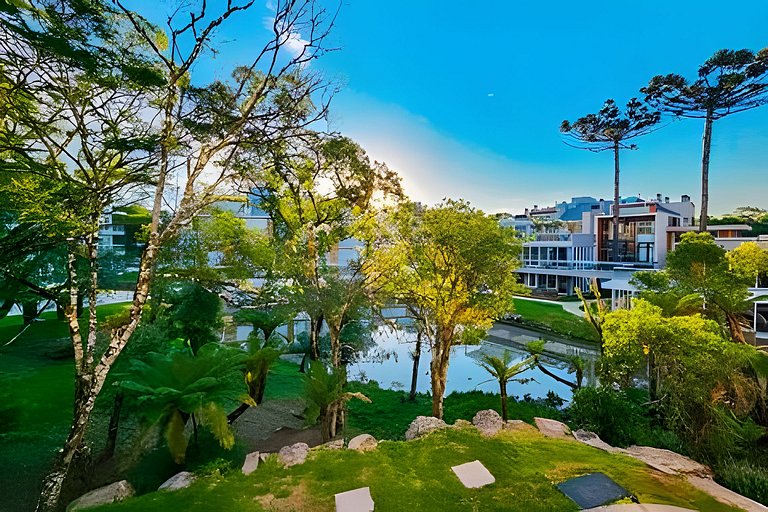 Vêneto com Vista pro lago | By @stayo.gramado