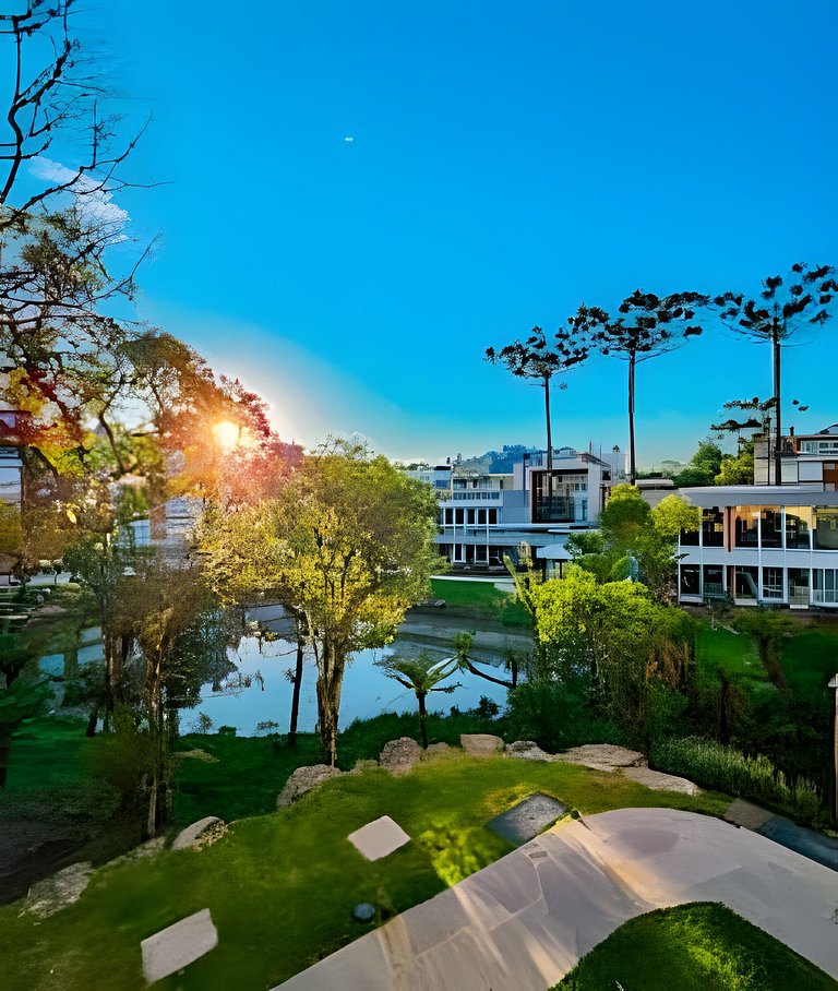 Vêneto com Vista pro lago | By @stayo.gramado
