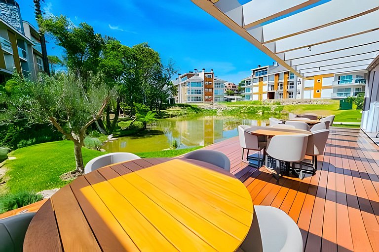 Vêneto com Vista pro lago | By @stayo.gramado