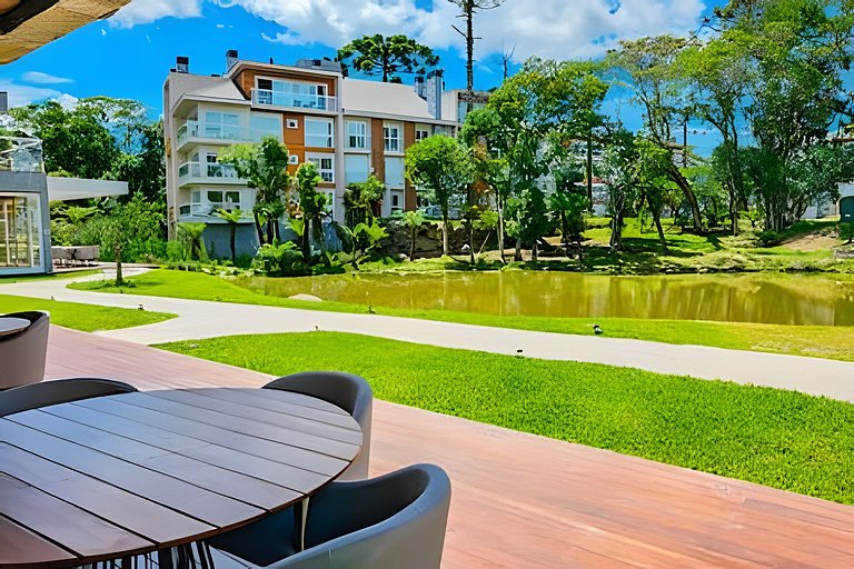 Vêneto com Vista pro lago | By @stayo.gramado