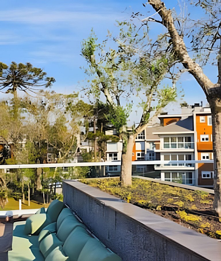 Vêneto com vista para natureza | By @stayo.gramado