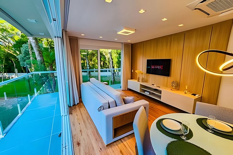 Vêneto com vista para natureza | By @stayo.gramado